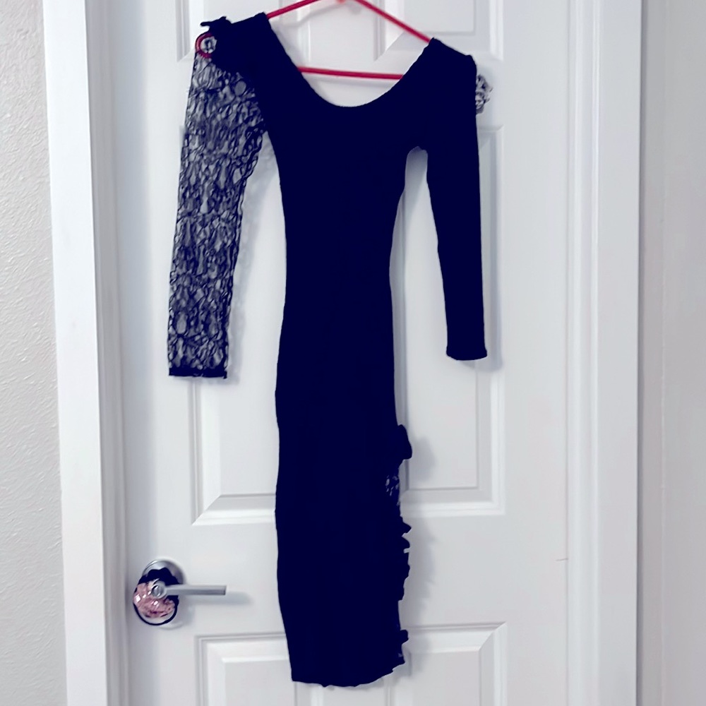 VINTAGE MADONNA LACE BLACK 👗 DRESS